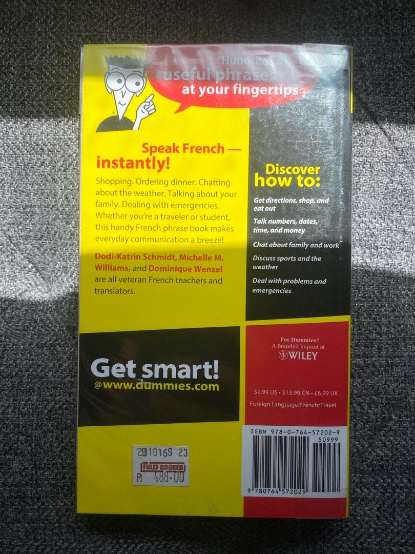 French for Dummies (Category: Textbooks) located in Muntinlupa City. Submitted by thediviners (Listing ID 1286199055, Image 2). Description: .