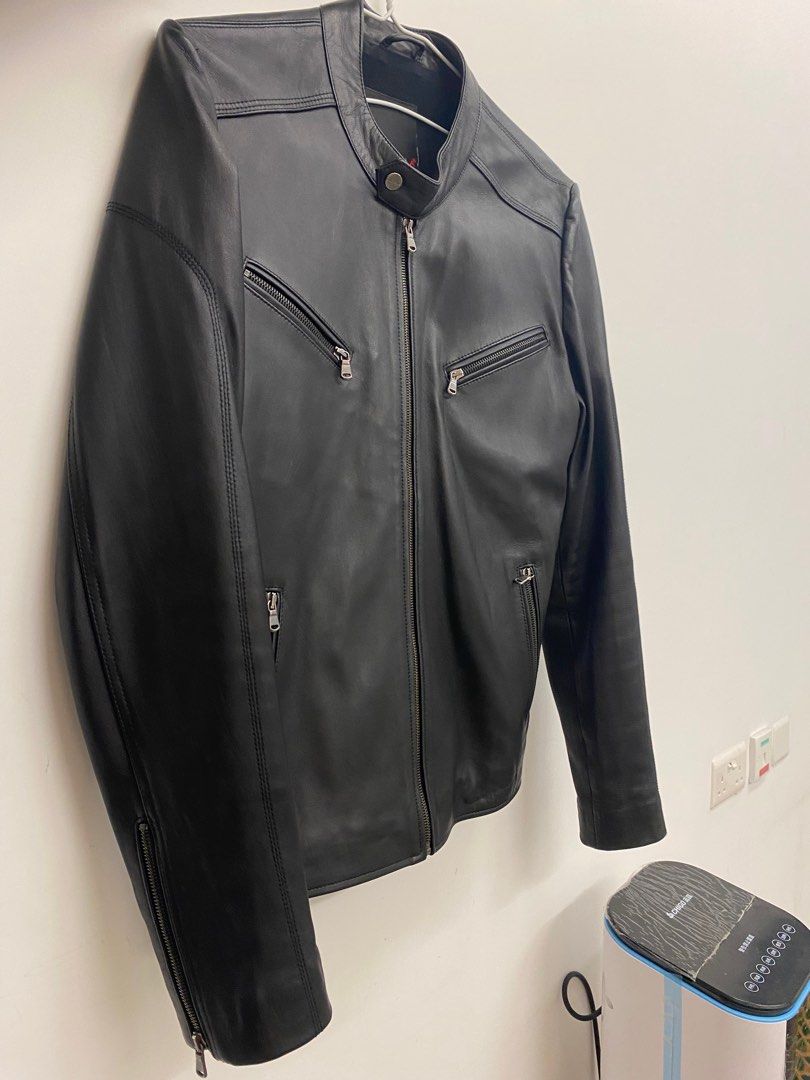 Froccella leather jacket hotsell
