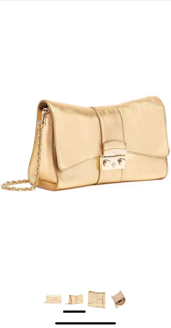 Furla metropolis mini gold cheap