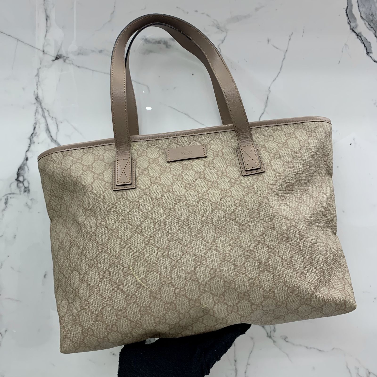 GUCCI 211137 GG PINK PVC SHOULDER BAG 247003480 WE