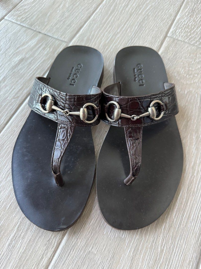 Gucci | Shoes | Gucci Double Strap Sandals Mens Size 7 | Poshmark