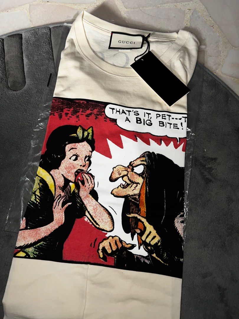 Snow white gucci t shirt clearance