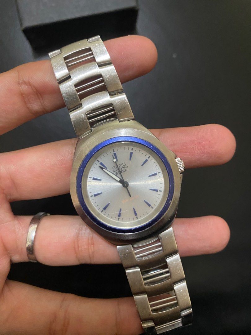 Guess new arrivals waterpro steel