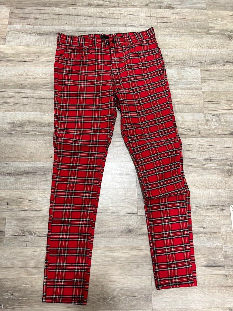 H M Red Pants