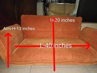 JAPAN SURPLUS FURNITURE (AS-IS ITEM) LOW SOFA BED IN GOOD CONDITION