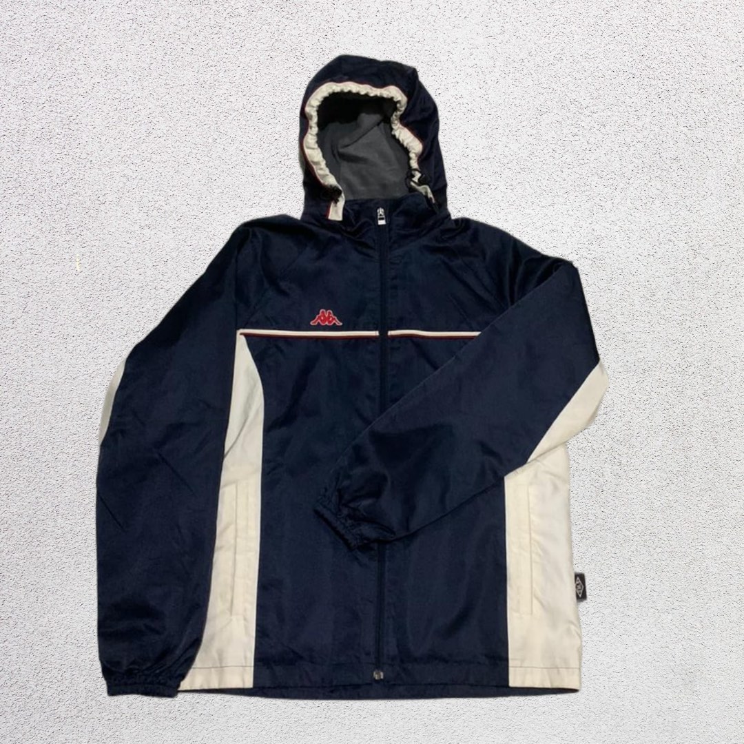 Kappa Jaket, Fesyen Pria, Pakaian , Atasan di Carousell