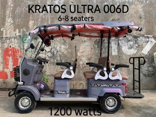KRATOS ULTRA SUPER 006D GOLF CAR 4-WHEELS FAMILY SIZE ELECTRIC VEHICLE
😱1,200 WATTS 6-8 Seaters😱