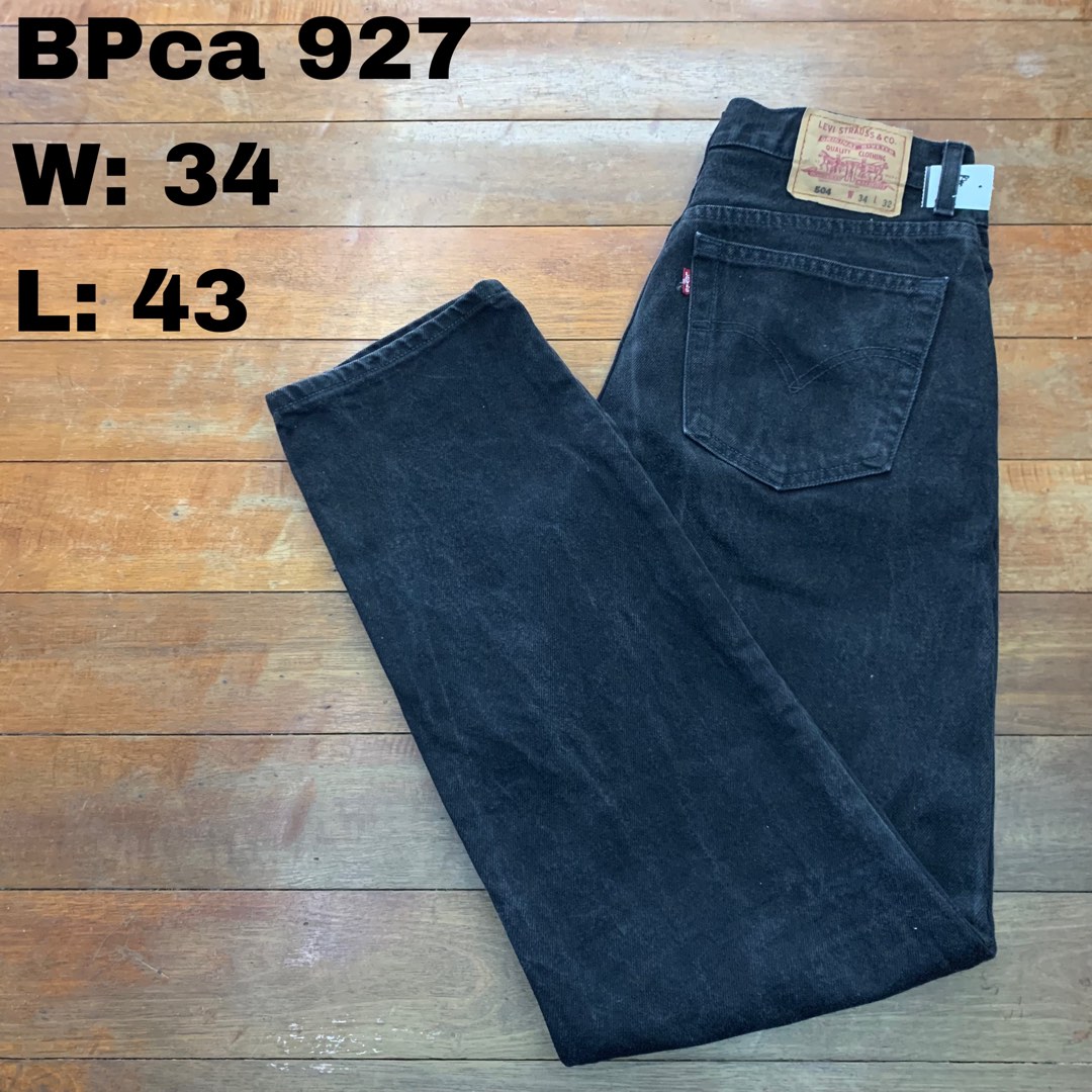 Levi s Jeans 504 Men s Fashion Bottoms Jeans on Carousell