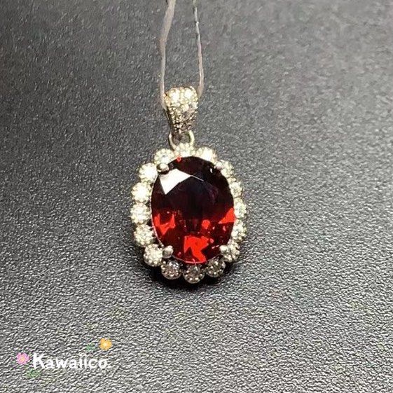 Garnet cheap stone pendant
