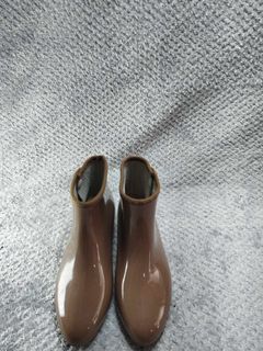 Maruryo Dark Brown Rain Boots