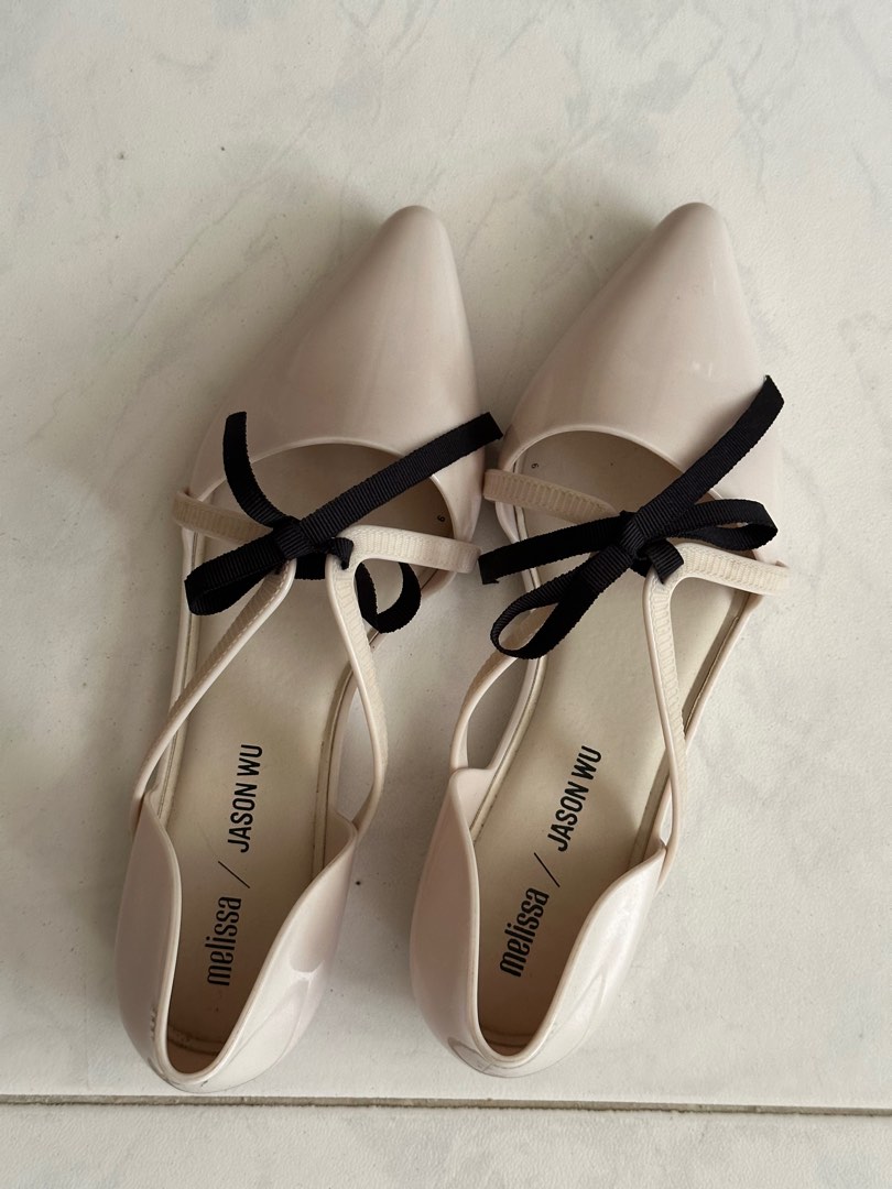 Melissa Pointy Stripe Jason Wu in Beige US 7