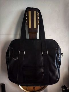 Mens Soft Leather Bag (Black)