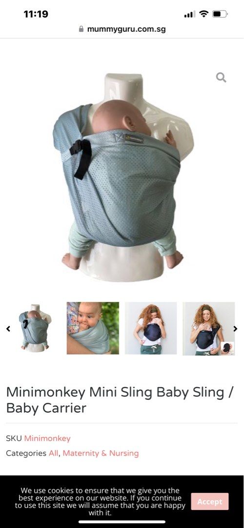 Monkey sling new arrivals newborn