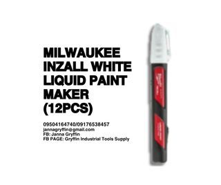MILWAUKEE INZALL WHITE LIQUID PAINT MAKER (12PCS)