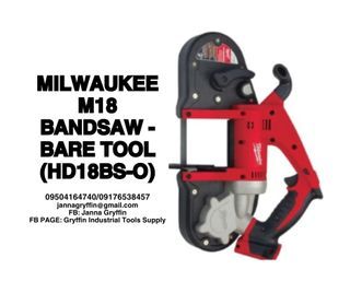 MILWAUKEE M18 BANDSAW - BARE TOOL (HD18BS-O)
