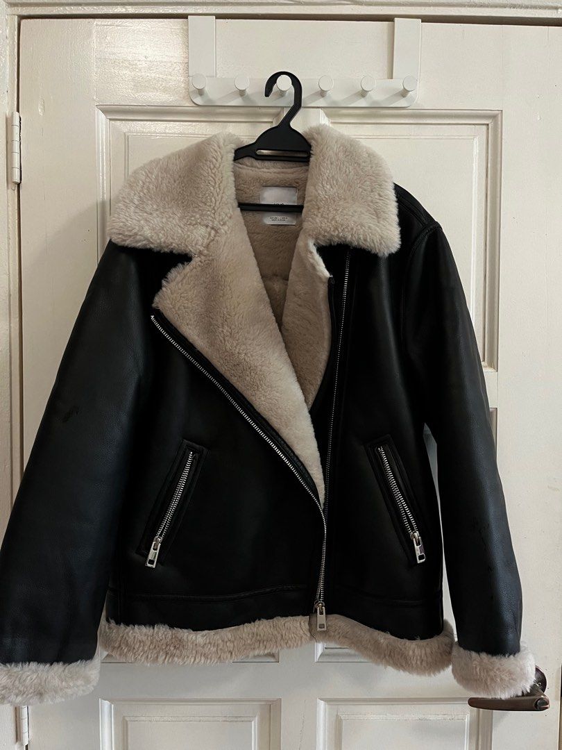Biker winter jacket store