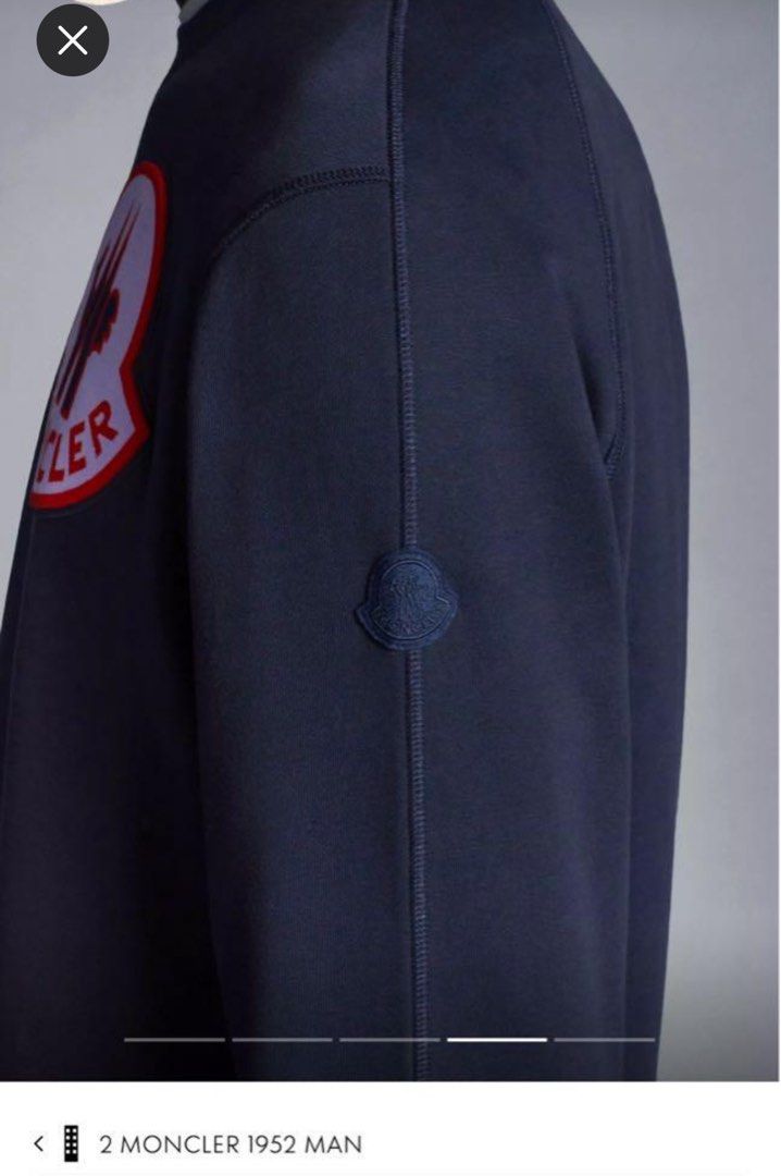 Moncler sweatshirt big logo shop