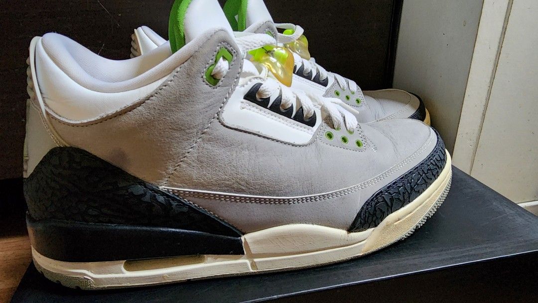 Nike air jordan sales 3 retro chlorophyll