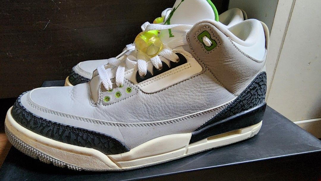 Chlorophyll air jordan 3 on sale