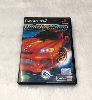 NEED FOR SPEED UNDERGROUND 2003 EA GAMES RACING SONY PLAYSTATION 2