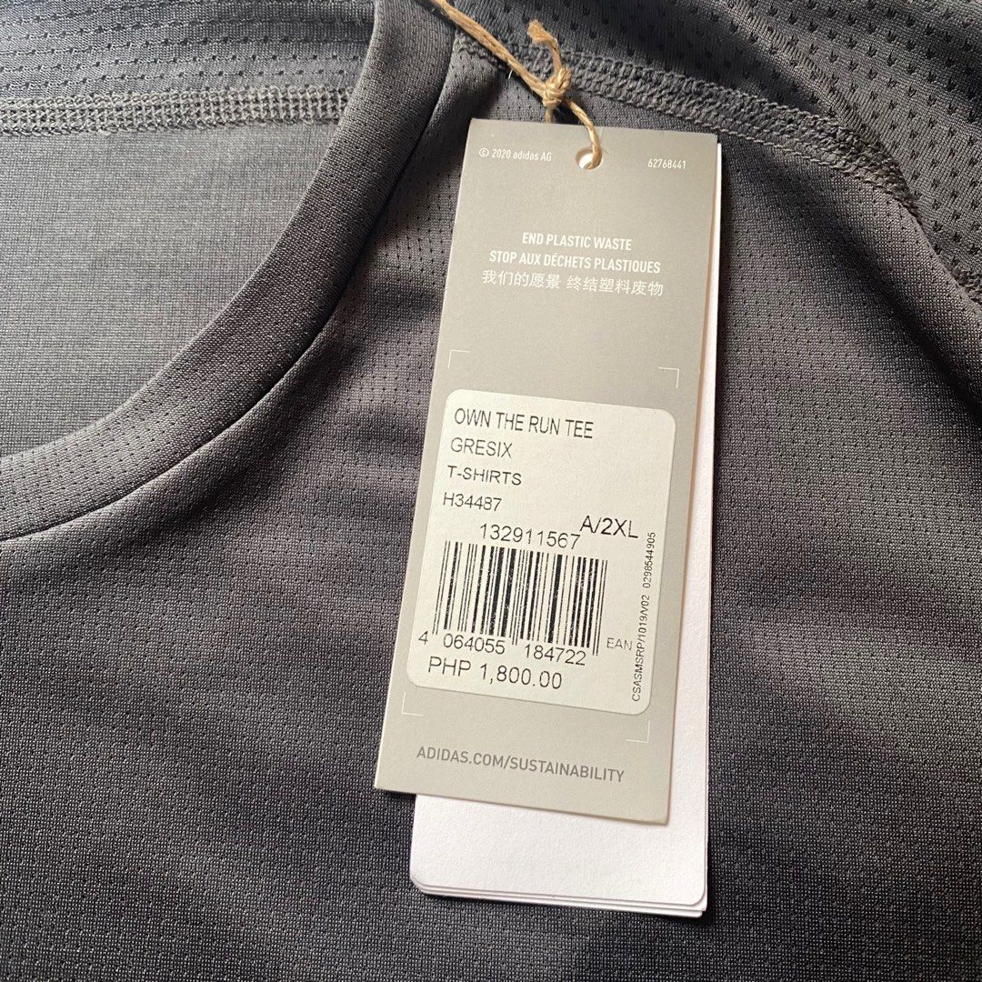 New Adidas 2 XL Drifit (Category: Activewear) located in Binan City. Submitted by _0000 (Listing ID 1286196696, Image 2). Description: Bought for ₱1800 Size XXL.