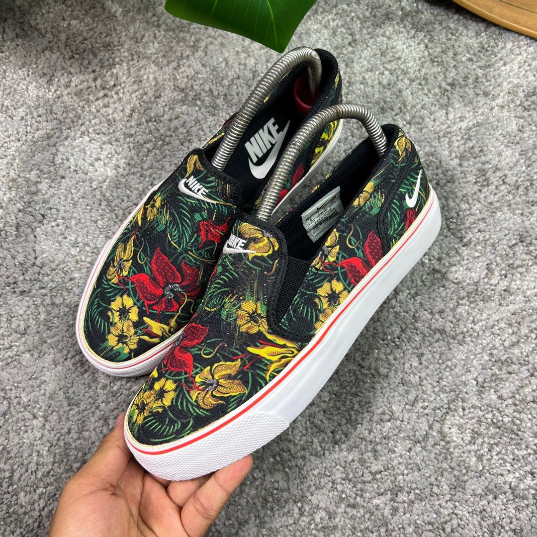 Nike floral slip on new arrivals