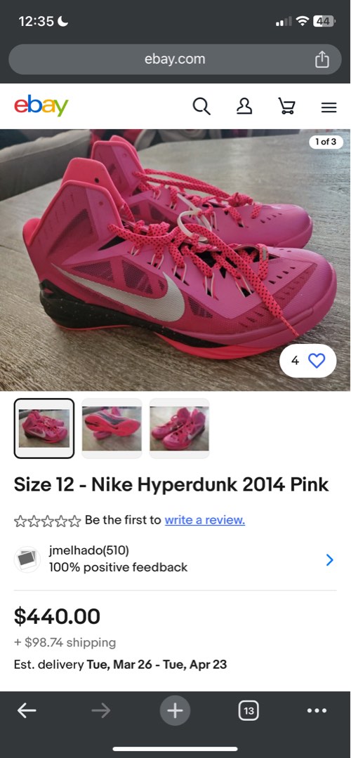 Hyperdunk on sale 2014 pink