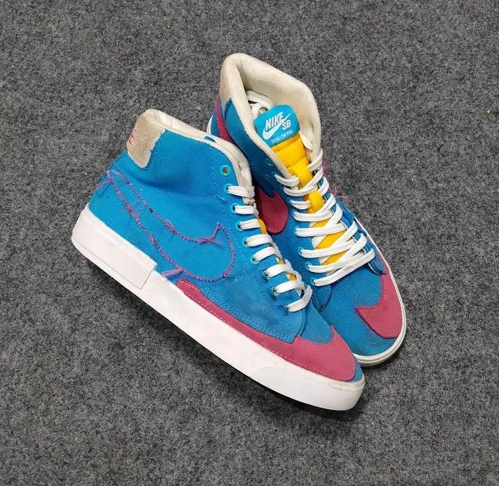nike sb blazer mid laser blue