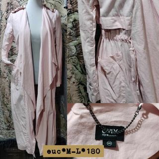 ONLY Pink Peach Trench Coat