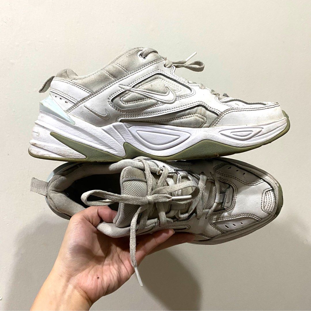 nike m2k tekno triple white