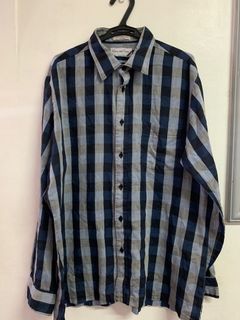 Oscar Dela Renta - blue striped longsleeve polo