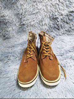Pacific State Brown Suede Leather Ankle Boots
