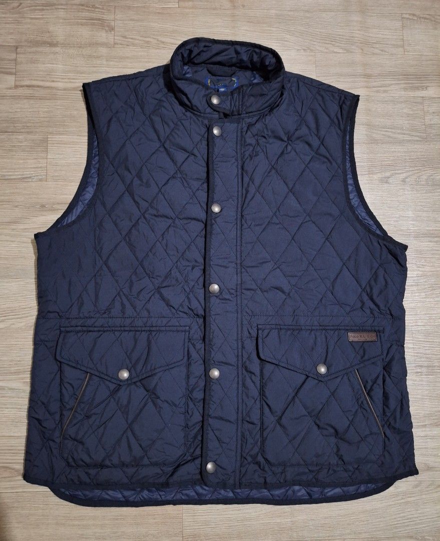POLO RALPH LAUREN Iconic Quilted Vest Jacket Men s Fashion