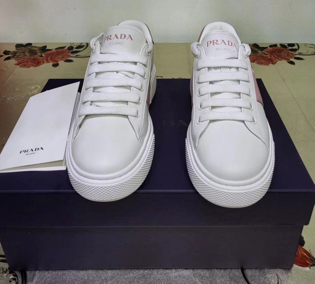 Prada Sneakers white and pink