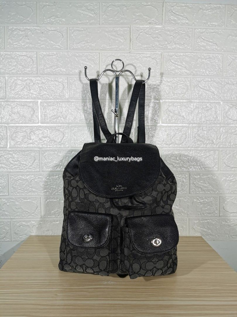 Billie backpack in signature jacquard on sale