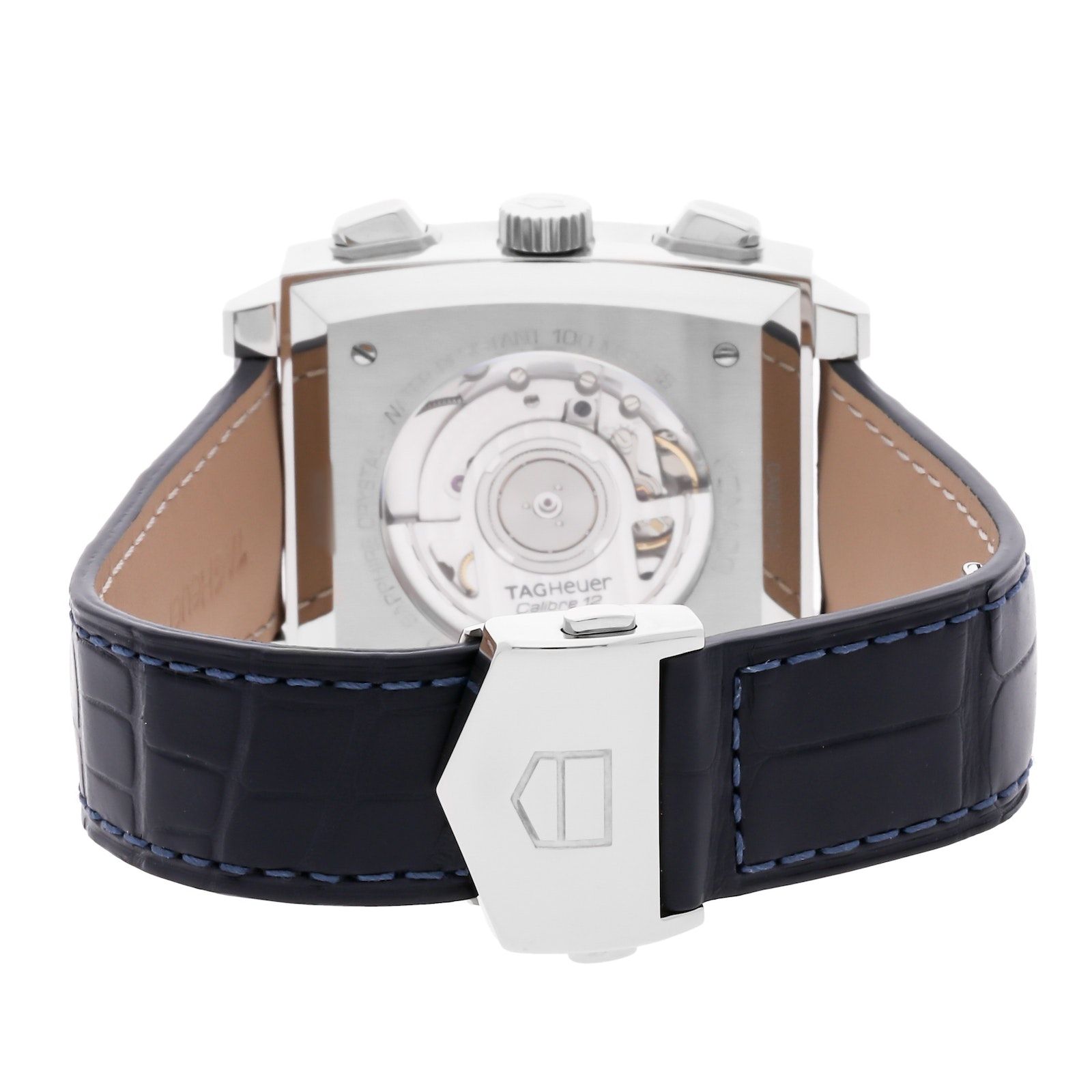 Pre Owned Tag Heuer Monaco Calibre 12 CAW2111.FC6183 Luxury