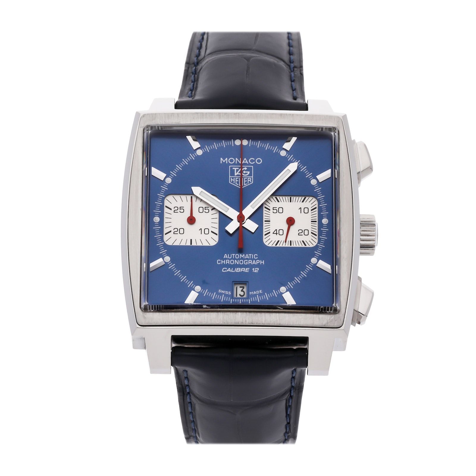 Pre Owned Tag Heuer Monaco Calibre 12 CAW2111.FC6183 Luxury