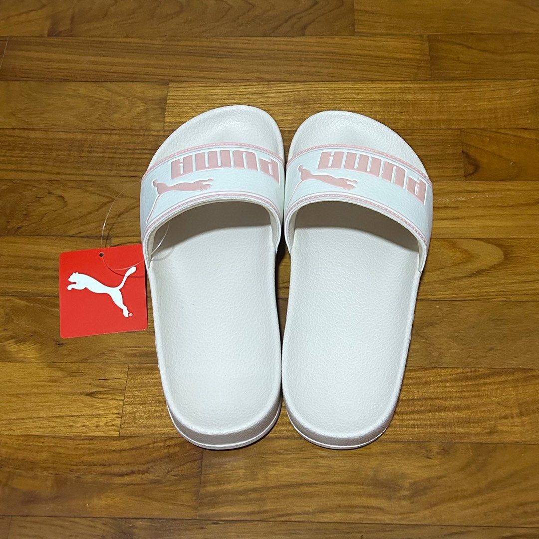 White puma slides women's hot sale