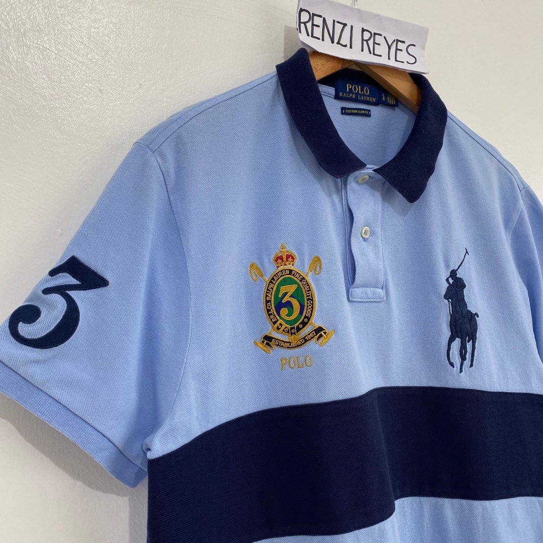 Ralph Lauren Polo Shirt (Category: Tshirts & Polo Shirts ) located in Santo Tomas. Submitted by smart_wears_ph (Listing ID 1286332365, Image 3). Description: Ralph Lauren Polo Shirt Large Custom slim fit 21 inches - chest 18 inches - shoulder 28.5 - 29 inches - length Used, still in excellent condition 1,500.00.