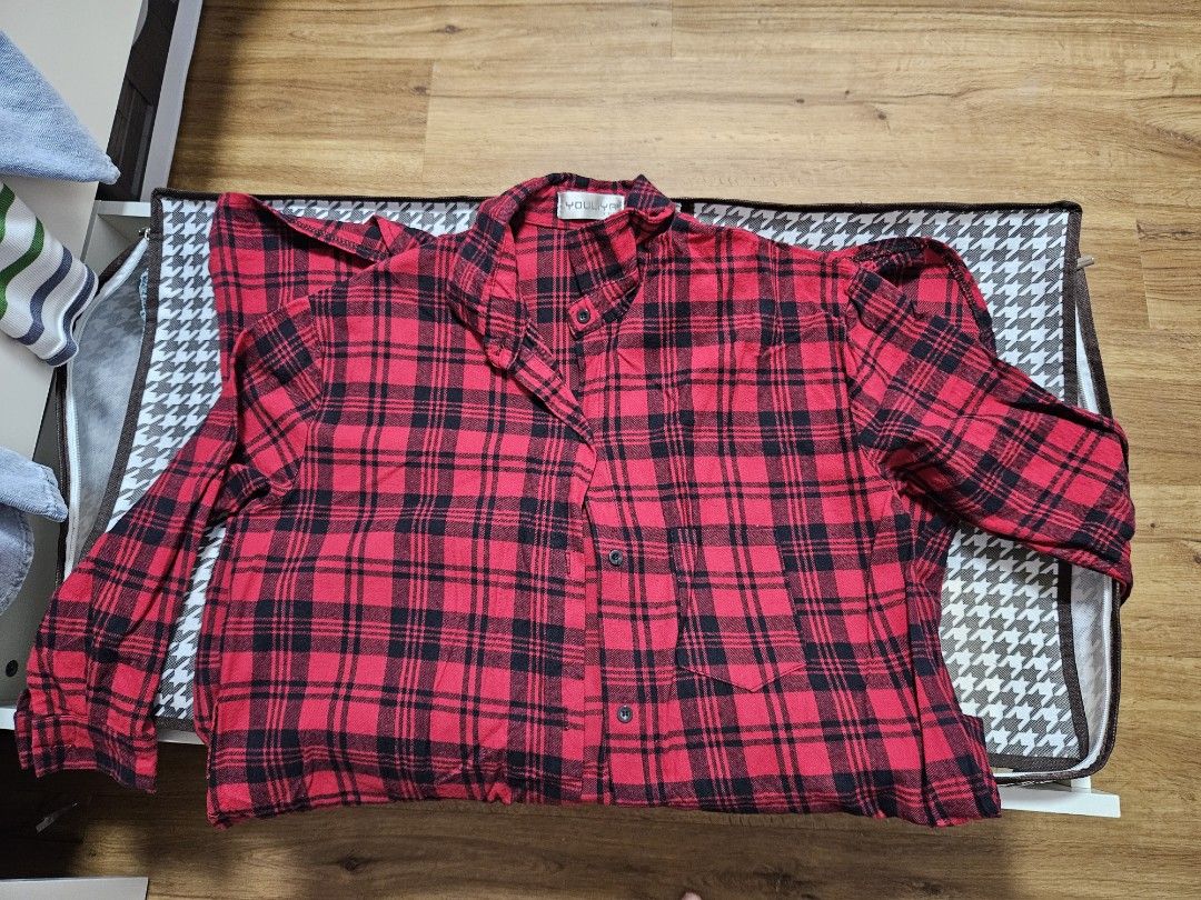 Checkered best sale dress shirt
