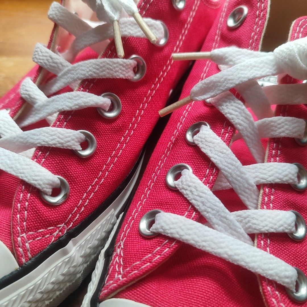 red converse shoes sneakers Women s Fashion Footwear Sneakers
