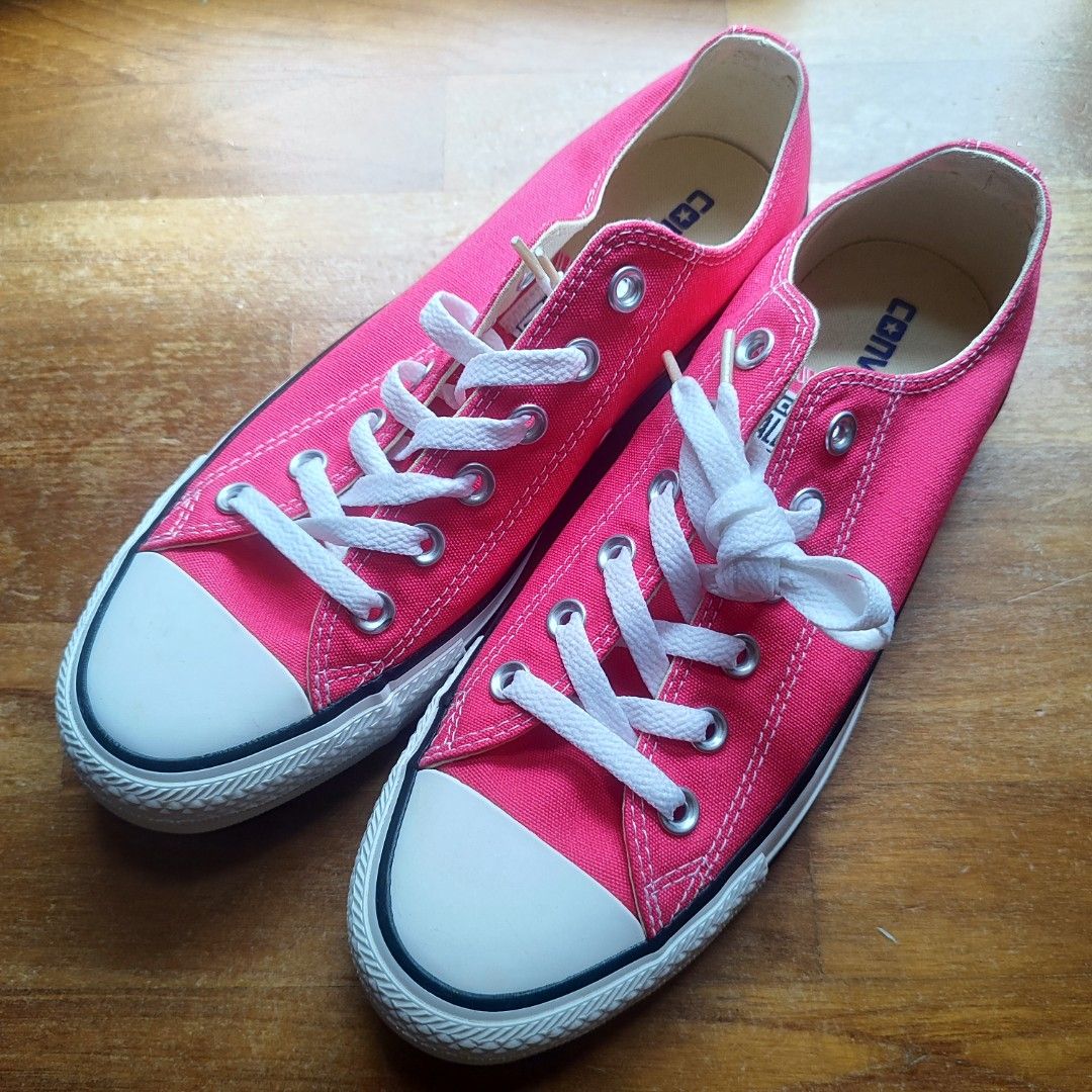 Red converse clearance low tops womens