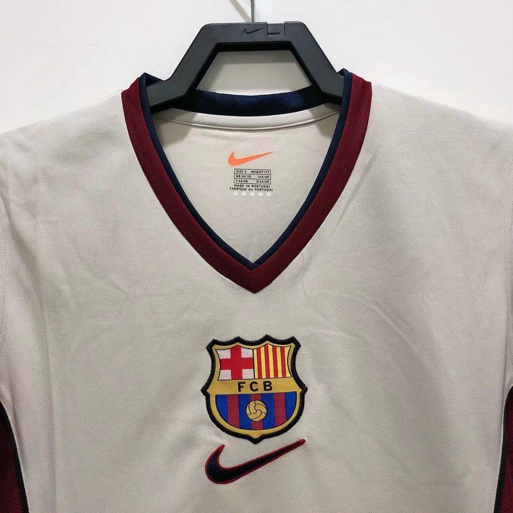 Retro 1998/99 Barcelona Away Jersey, Men's Fashion, Tops & Sets