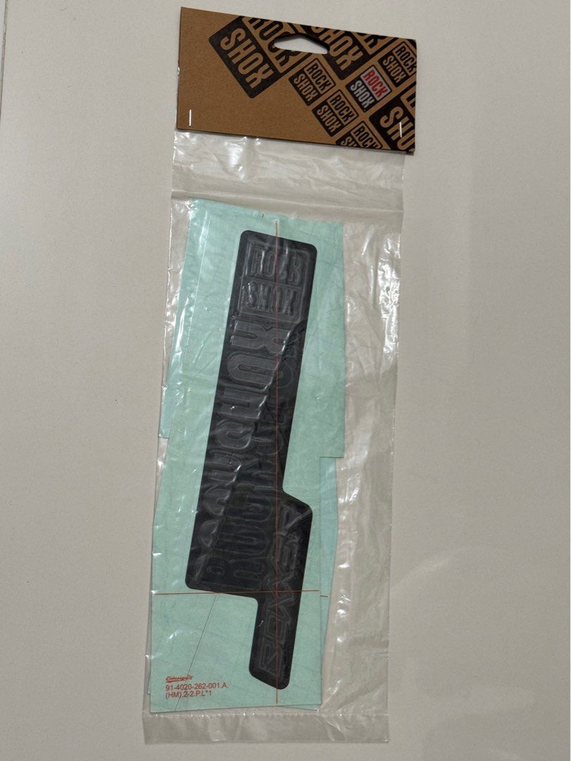 RockShox Boxxer Sticker (Category: Bicycles) located in Singapore. Submitted by a1vin1ow (Listing ID 1286217109, Image 1). Description: Brand New and Original, bought from Tay Junction.
