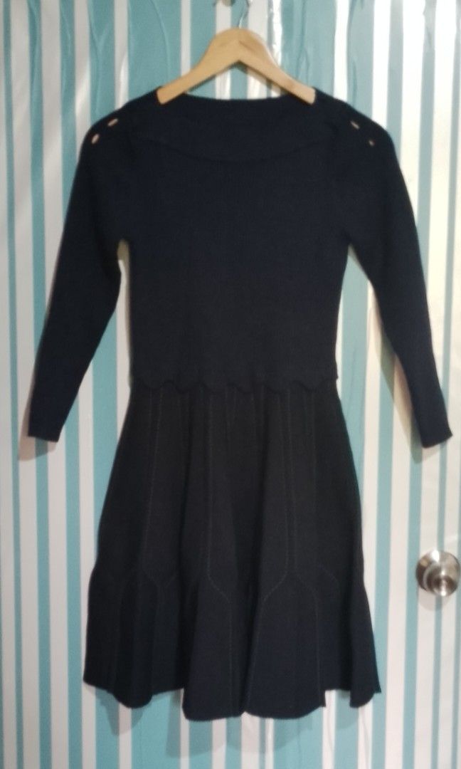 Sandro FW18 Opinion Studded Knit Dress
