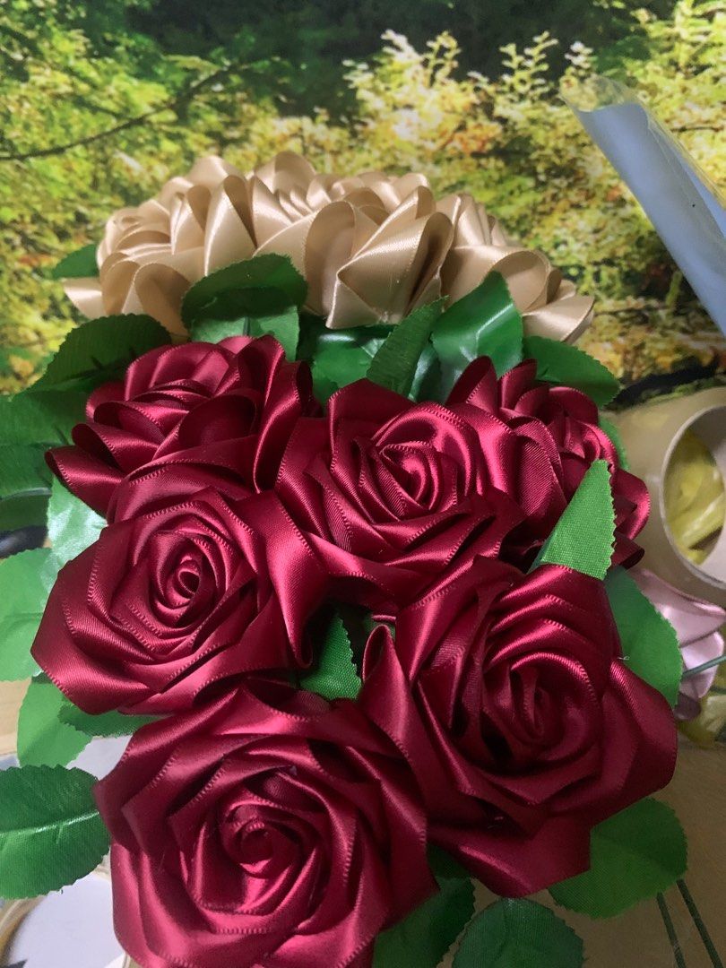 Satin roses deals