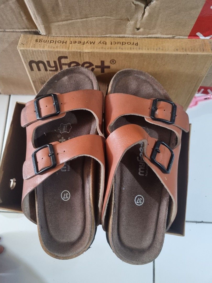 Sendal My Feet Sandal MyFeet Original Kulit Kondisi Masih Bagus Sekali