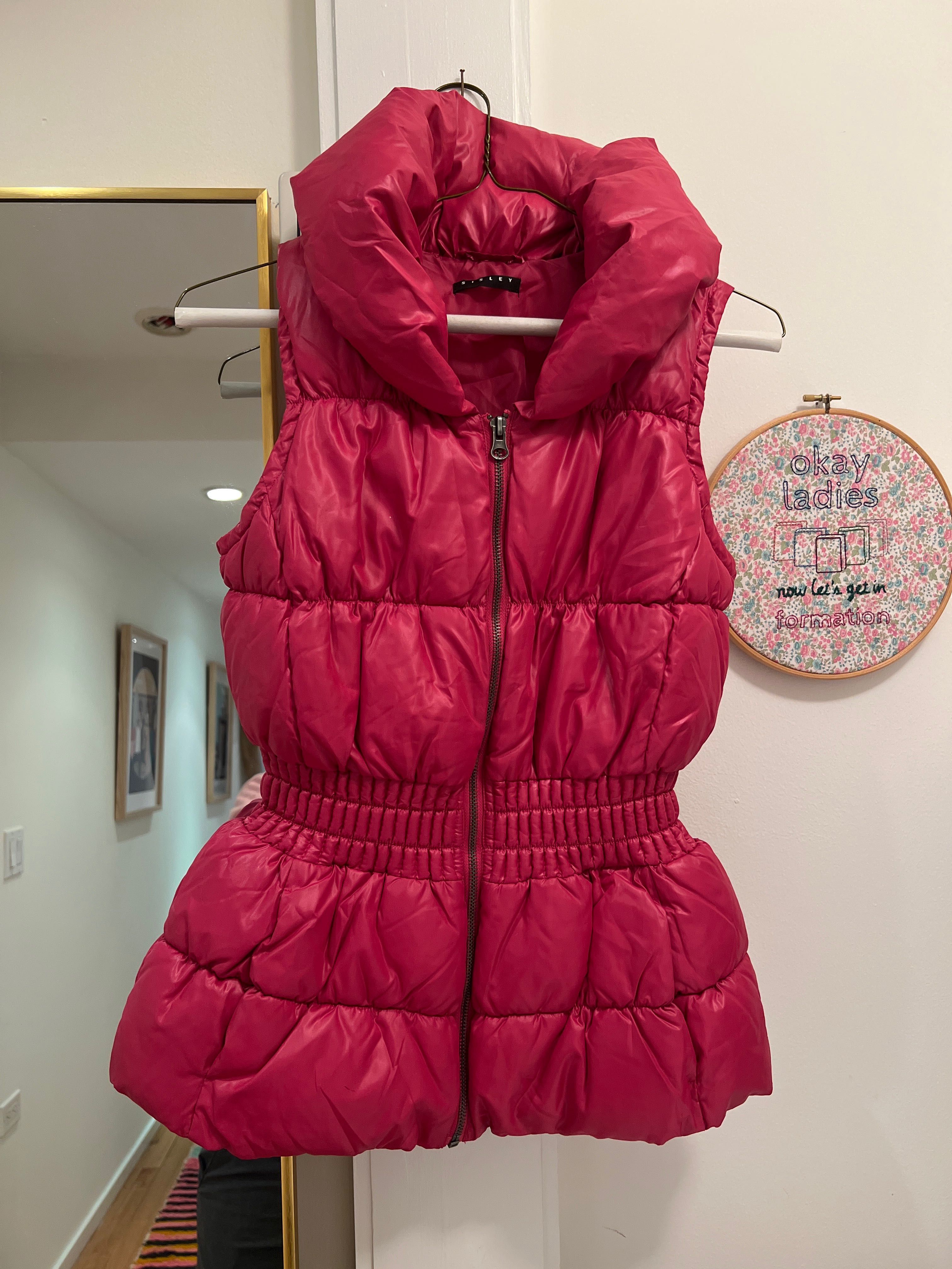 Girls red puffer on sale vest