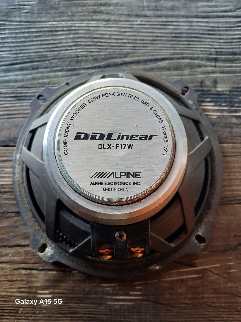アルパイン F17W ALPINE DLX-F17W スピーカー ALPINE DLX-F17W (再