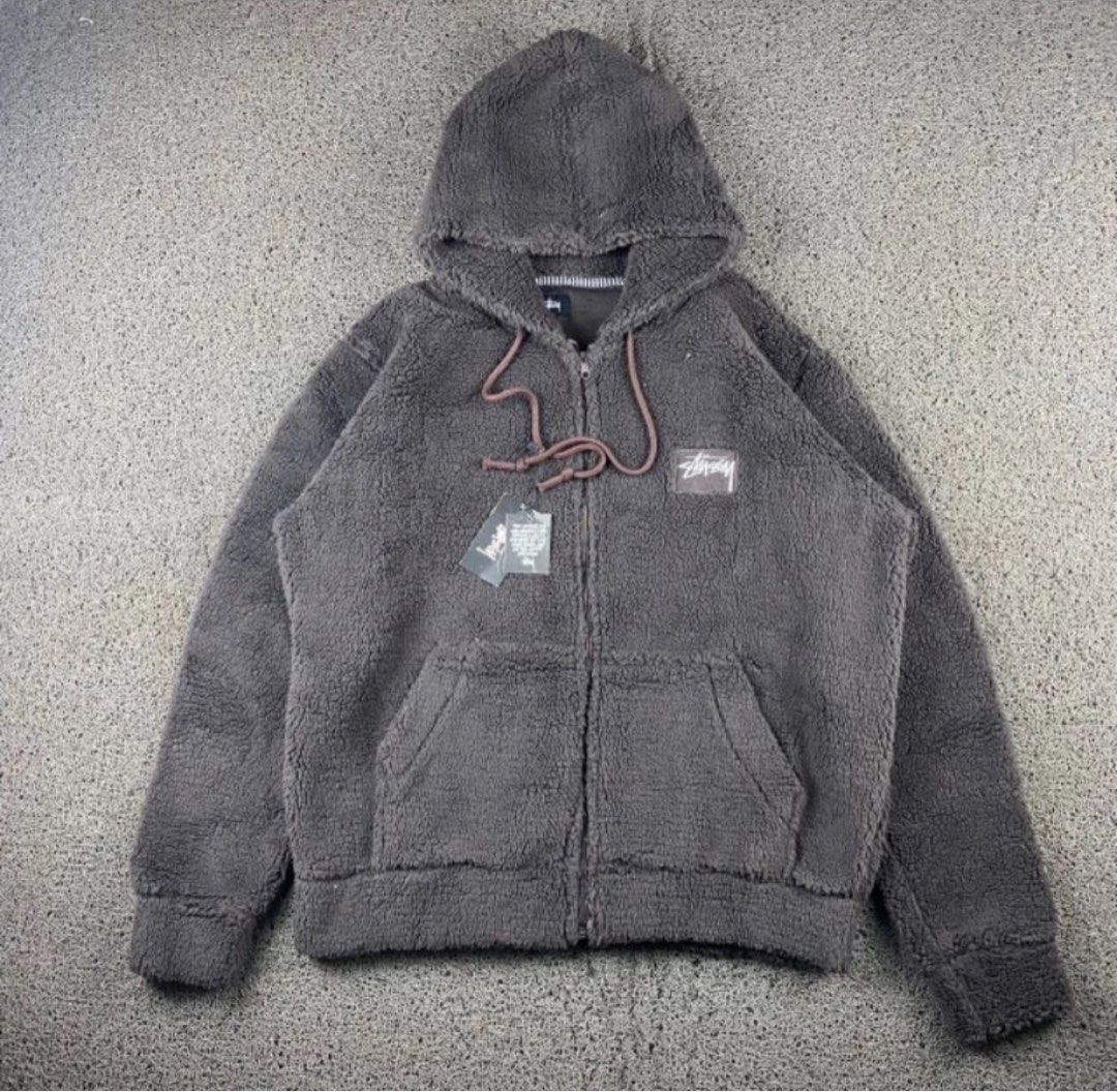 St ssy Sherpa x Champion Men s Fashion Coats Jackets